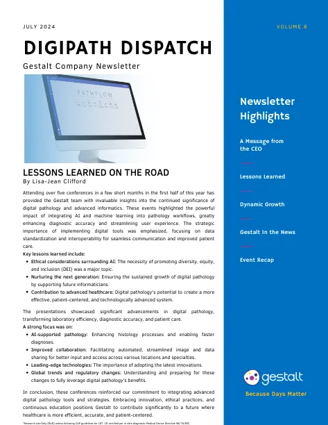 Digipath Dispatch July 2024 Newsletter cover