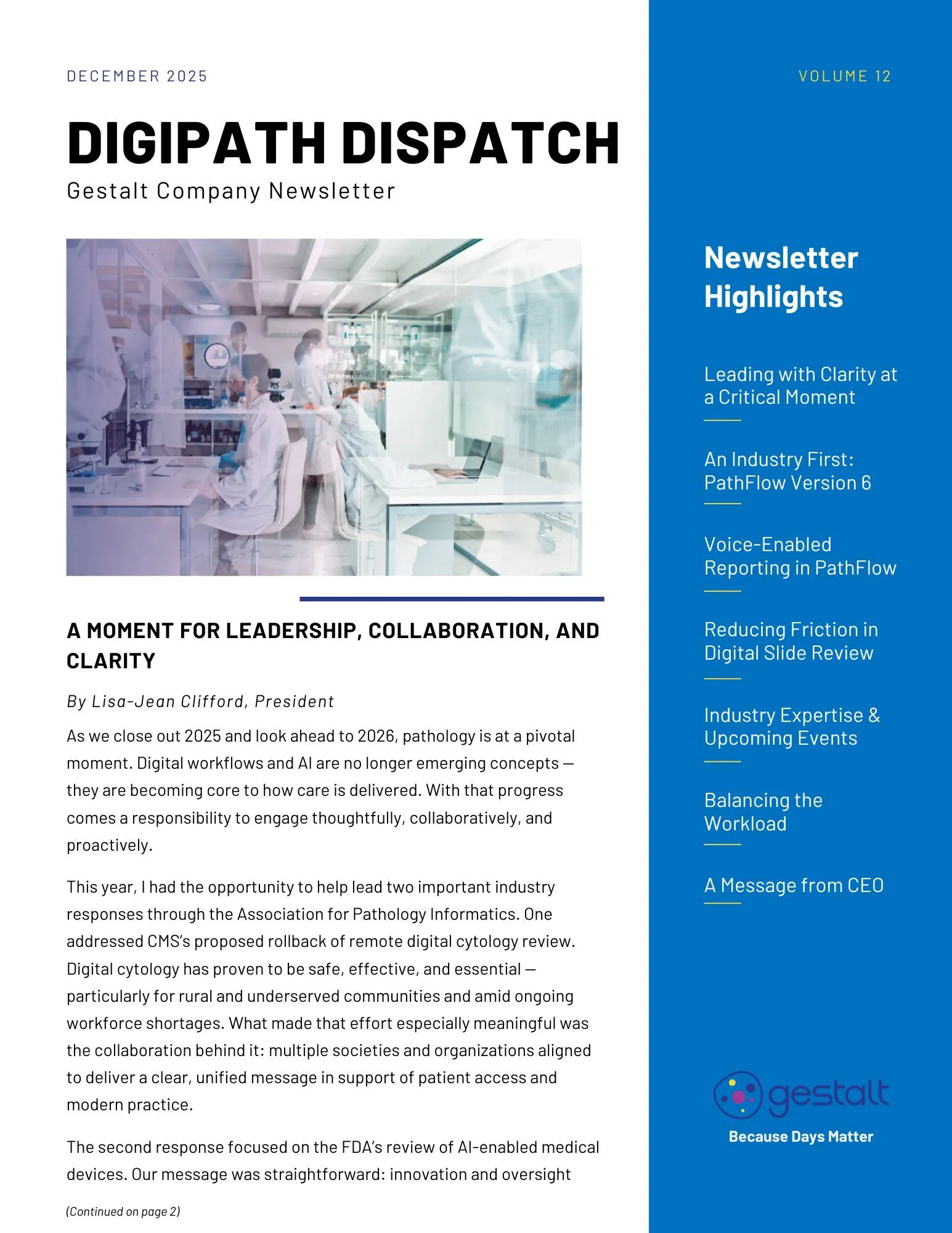Digipath Dispatch December 2026 Cover